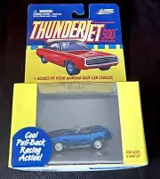 Johnny Lightning Thunderjet 500 Blue Corvette