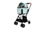 Ibiyaya Travois Tri-fold Pet Travel Stroller System - Spearmint
