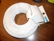 RCA 100ft CAT 3 Station Wire TP004WH Insulated Line Works W Phones NEW
