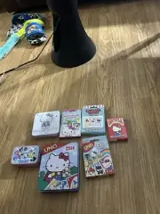 Hello Kitty Card Games & Dice Open Boxes Never Played New