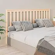 Bed Headboard, Beds Head Frame 186 cm Solid Wood Pine