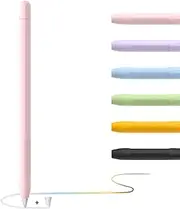 YINVA Case for Apple Pencil Grip for Apple Pencil Accessories Holder for Apple Pencil 1st Generation Cover Sleeve for Apple Pencil with Protective Nib Cover for iPad Pencil(Pink)