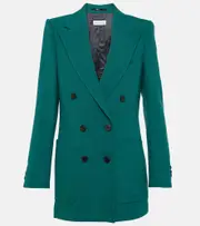 [Dries Van Noten] Dries Van Noten Wool gabardine blazer AU 10 green