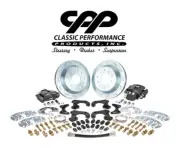 Ford 9" Rear Disc Brake Conversion Kit 12" Rotors Black Calipers Currie Rearend