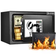 Safe Box for College Dorm Room with Fireproof Waterproof Bag, Money Safe with...