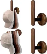 Hat Rack for Wall Hat Organizer for Baseball Caps Strong Adhesive Hat Hooks for