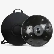 432/440Hz Handpan 22 Inch 9 Notes D Minor Glucophone Steel Tongue Drum Hand pan