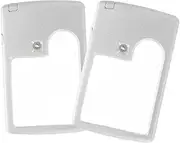 DIYEAH 2pcs Portable Magnifying Sheets for Elderly Lightweight Magnifiers for Reading Daily Use and Wallet Storage for Books Name Cards and Print