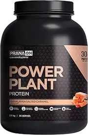 PranaOn Power Plant Protein - Himalayan Salted Caramel 2.5kg, Himalayan Salted Caramel 2.8 kilograms