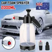 2L Car Wash Foam Sprayer Hand Held Pump Wash Spray Bottle Snow Foam Detailing PA