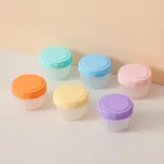 Small Containers with Lids, Reusable Plastic Bowls for Snack and Puree, Salad Dr
