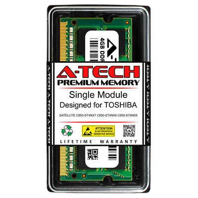 4GB PC3-12800 DDR3 Memory RAM for TOSHIBA SATELLITE C850-ST4NX7