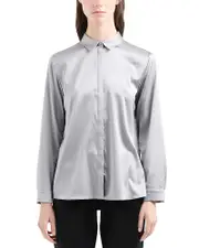 Emporio Armani Button Up Shirt in Stretch Silk