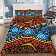 New Aboriginal Art Doona / Duvet Cover and 2 Pillow Slips