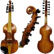 Baroque style SONG Brand Maestro 6x6 strings 14" Viola d'Amore,sweet sound#14992