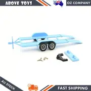 Motormax 1:24 Scale Blue Metal Trailer With Plastic Tow Bar Kids Toy Model Gift