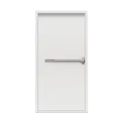 Lathams 2040 x 820 x 45 mm - RHO - Surfmist White Fire Exit Door and Frame