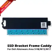 Dell Alienware Area 51M M15 M17 M.2 SSD Bracket Heat Shield 3N3W3 JV98R