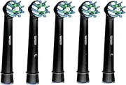 Electric Toothbrush Accessory Toothbrush Head. Compatible For Oral-B P3000 P7500 Pro2/3/4/600(Black x5)