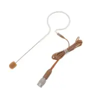 Tan Color Single Head Microphone For Audio-Technica Wireless Hirose 4Pin Brown