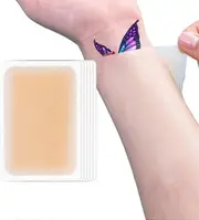 12 Pcs Tattoo Cover Up Sticker, Ultra-thin Invisible Breathable Waterproof Tattoo Concealing Tape Tattoo Flaw Conceal Tape Scar Covering Sticker -f
