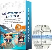 Ear Shower Caps | Shower Ear Covers, Baby Waterproof Ear Stickers 30PCS,Comfortable Baby Gadgets, Breathable Bath Protective Cover for Bathing Shower Surfing Swimming