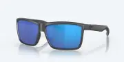 Costa Rinconcito Sunglasses - Polarized - Matte Gray w/Blue Mirror 580G