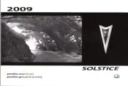 2009 Pontiac Solstice Owner's Owners Glovebox Manual Portfolio - 15899506