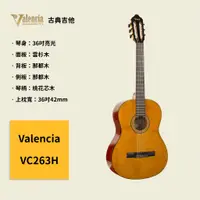在飛比找蝦皮商城優惠-【Valencia】澳洲製 36吋古典吉他 VC263H 雲