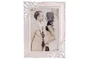 Silver Photo Frame 4x6 Wedding Engagement Baby Gift Bride Groom Couple Picture