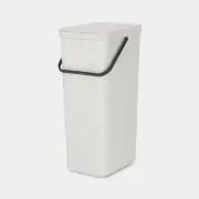 Brabantia Recycle Bin Sort & Go (Light Grey) - 40L