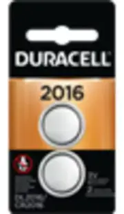 2 Pack Duracell CR2016 3 Volt Battery ECR2016 CR 2016 DL2016 Exp 2027