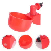 2 Pcs Automatic Waterer Chick Feeder Chicken Drinking Bowl Pigeon