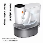 Flowing Water Automatic Water Feeder Unplugged Cat Water Fountain