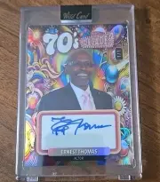 Wild Card Decades Ernest Thomas 1/1 Auto