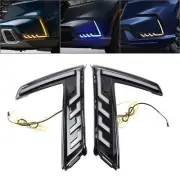 3-Color Daytime Running Light Fog Lamp Turn Signal For Honda CR-V CRV 2023-2025
