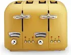 De'Longhi Argento Silva Toaster CT04Y , 4 Slice Toaster with Reheat, Defrost ...