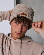 [Lucid] Lucid Men's Pursuit Beanie Hat in Sand Natural One Size Sand Natural
