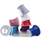 Shade Lamp Fabric Clip Handmade Lamp Shell E14 E27 Pointed Bulbs