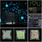 100-400Pcs Luminous Star Fluorescent Patch Wall Sticker Kid Bedroom Glow Sticker