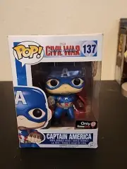 Funko POP! Captain America: Civil War- (Action Pose) # 137 Free Shipping