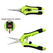 Curved Straight Shears Garden Secateurs Plant Scissors Trim Trees