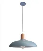 Pastel Scandinavian Dome Shape Pendant Light Matt Blue