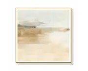 Posters & Prints Artime Wall 40Cmx40cm Atmospheric Edge Ii Gold Frame Canvas