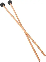 UPKOCH 1 pair Professional Head Mallets for Marimba and Tongue Drum Comfortable Grip Musical Instrument Sticks for Percussion Accessories and Beginners