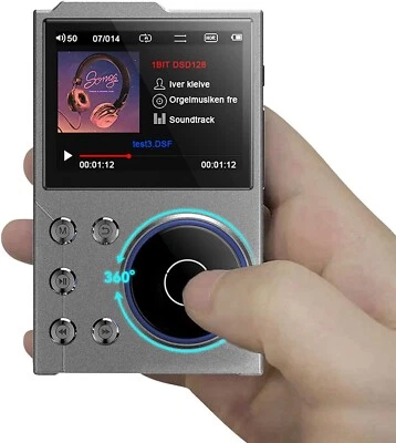 H2 HiFi MP3 Player with Bluetooth, Lossless DSD DAC Flac, High Resolution Music