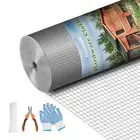 Hardware Cloth, 1/2 inch 24 in x 50 ft 19 Gauge Chicken Wire Fence Wire Mesh ...
