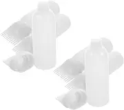 6pcs Hair Oil Bottle Comb Scalp Oil Applicator Hair Dye Applicator Bottle Styling Tool for Home Salon