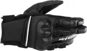 Alpinestars Phenom Motorcycle Gloves, black-white, Size 2XL for Men Black White