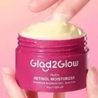 Glad2Glow Peach Retinol Moisturizer | Smooths & Brightens Skin, Acne Care #ND